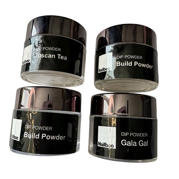 Nailboo Dip Powders four full size jars NEW - Picture 1 of 3
